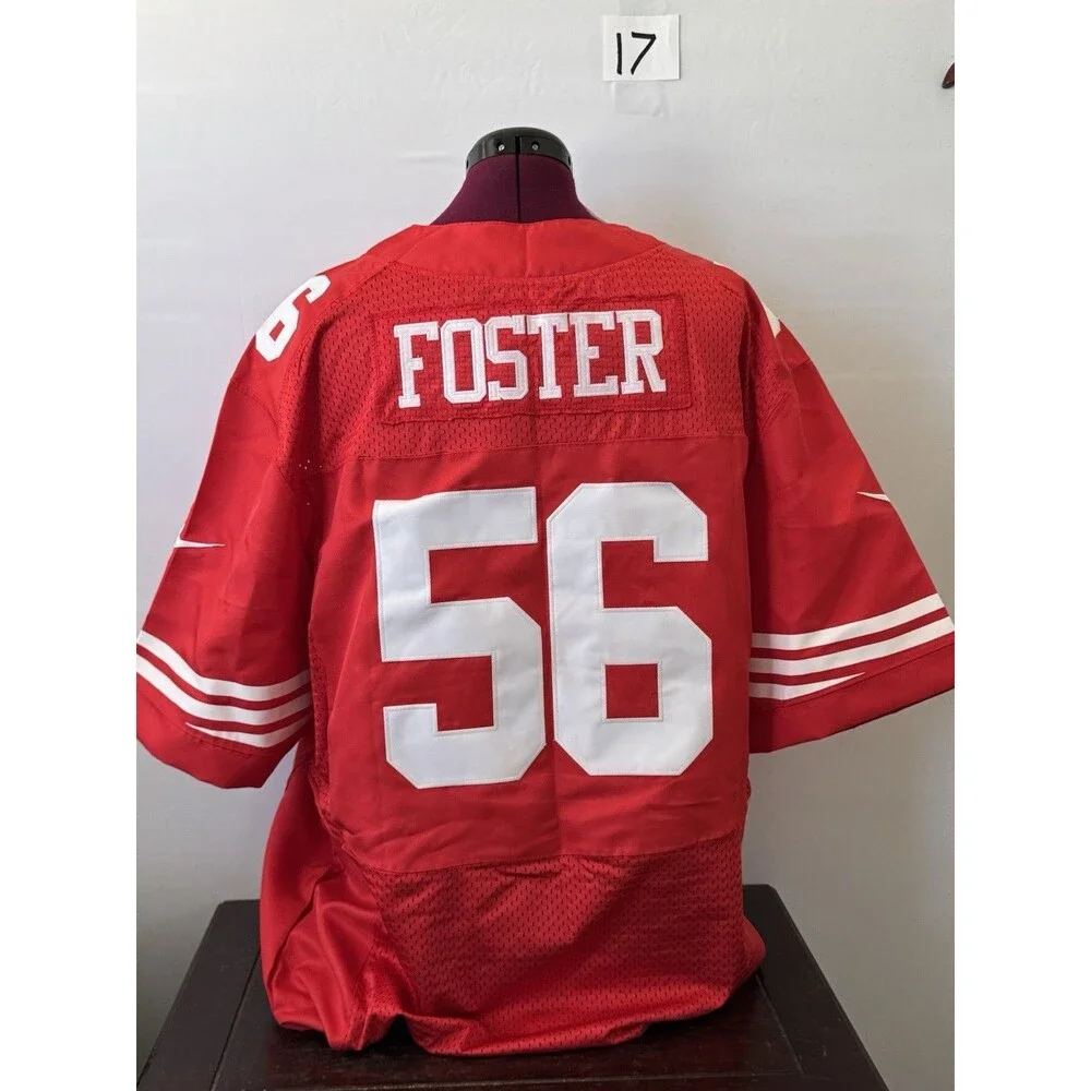 Nike On Field SF 49ers Reuben Foster #56 Jersey Size 56 NFL NWOT